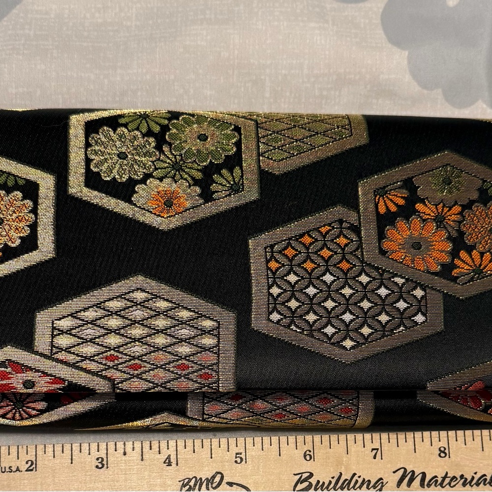 Black Floral Patterned Fabric